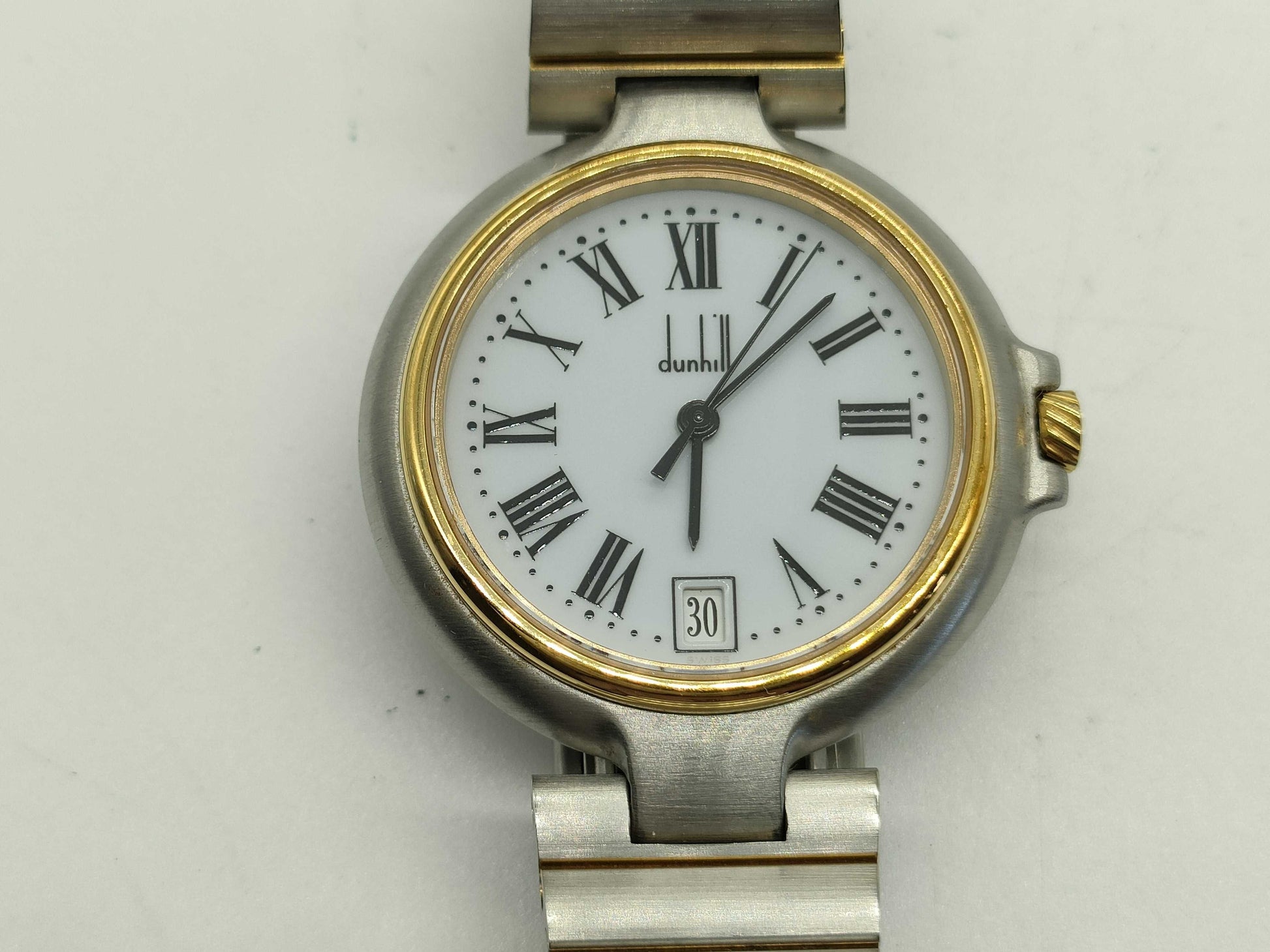 Dunhill Millennium 38423 Quartz White Dial Men's Watch