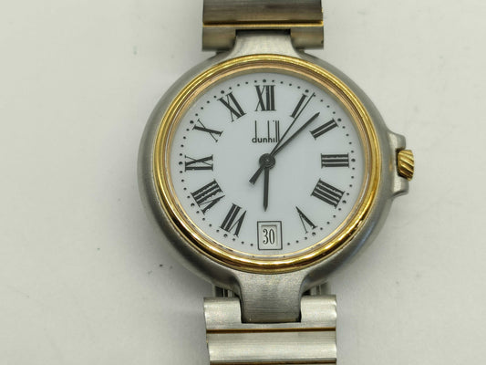 Dunhill Millennium 38423 Quartz White Dial Men's Watch