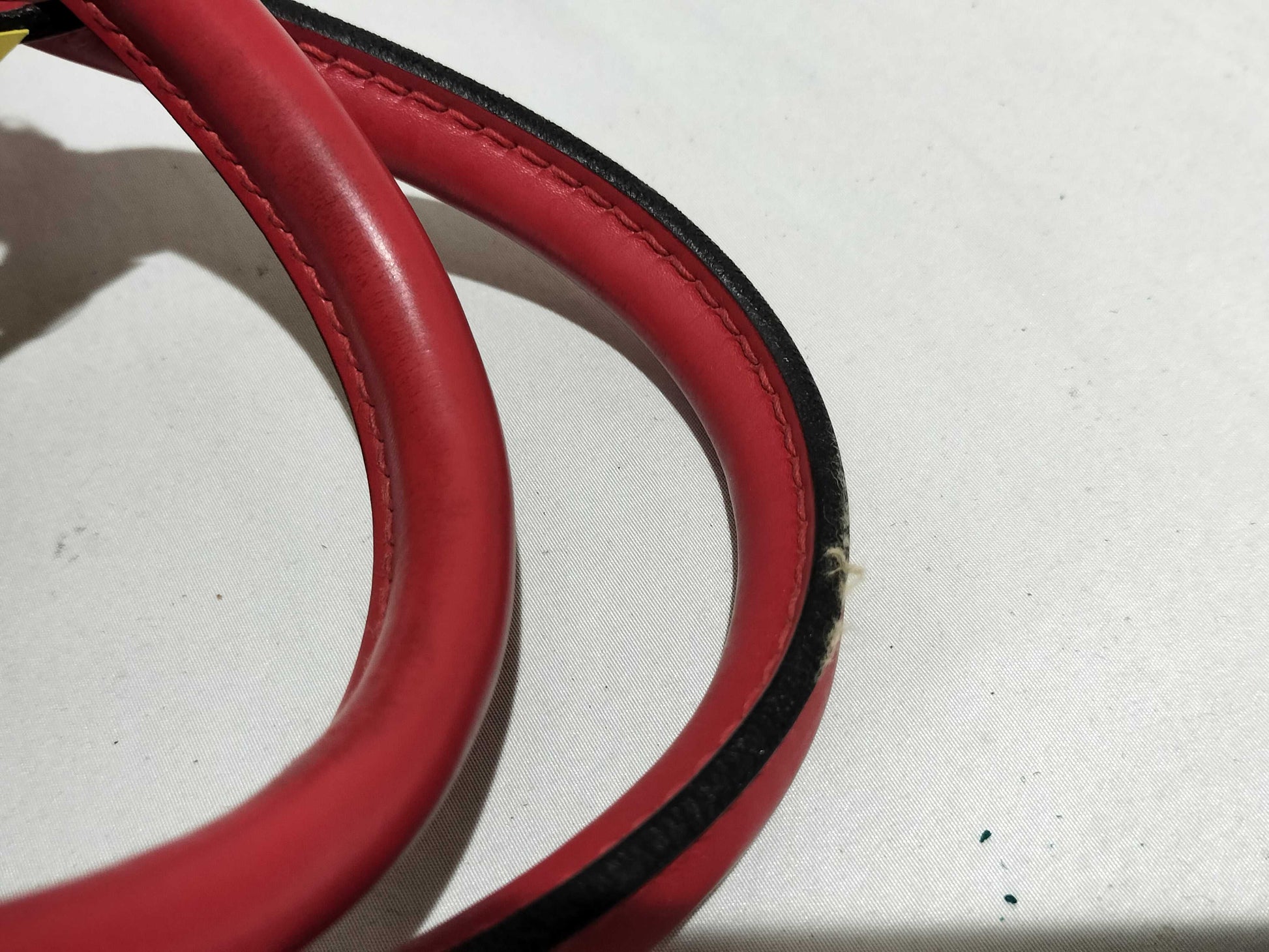 LOUIS VUITTON Epi Speedy 30 Red Handbag