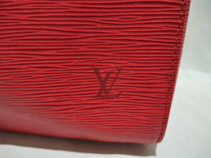 LOUIS VUITTON Epi Speedy 30 Red Handbag