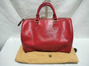 LOUIS VUITTON Epi Speedy 30 Red Handbag