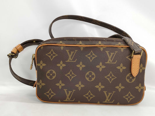 LOUIS VUITTON Monogram M51828 Pochette Marly Bandouliere Shoulder Bag