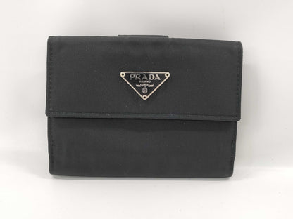 PRADA nylon folding wallet