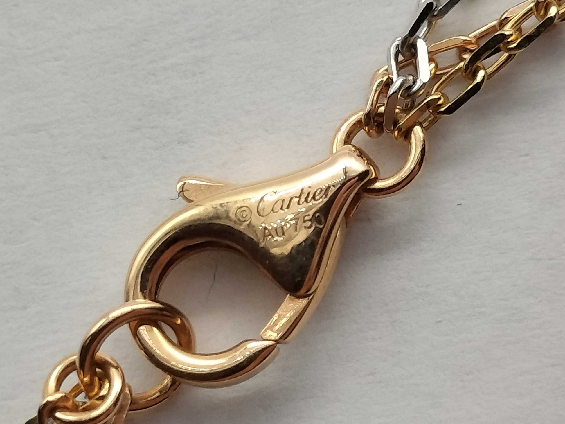 Cartier Three-Color AU750 7.0g Necklace 