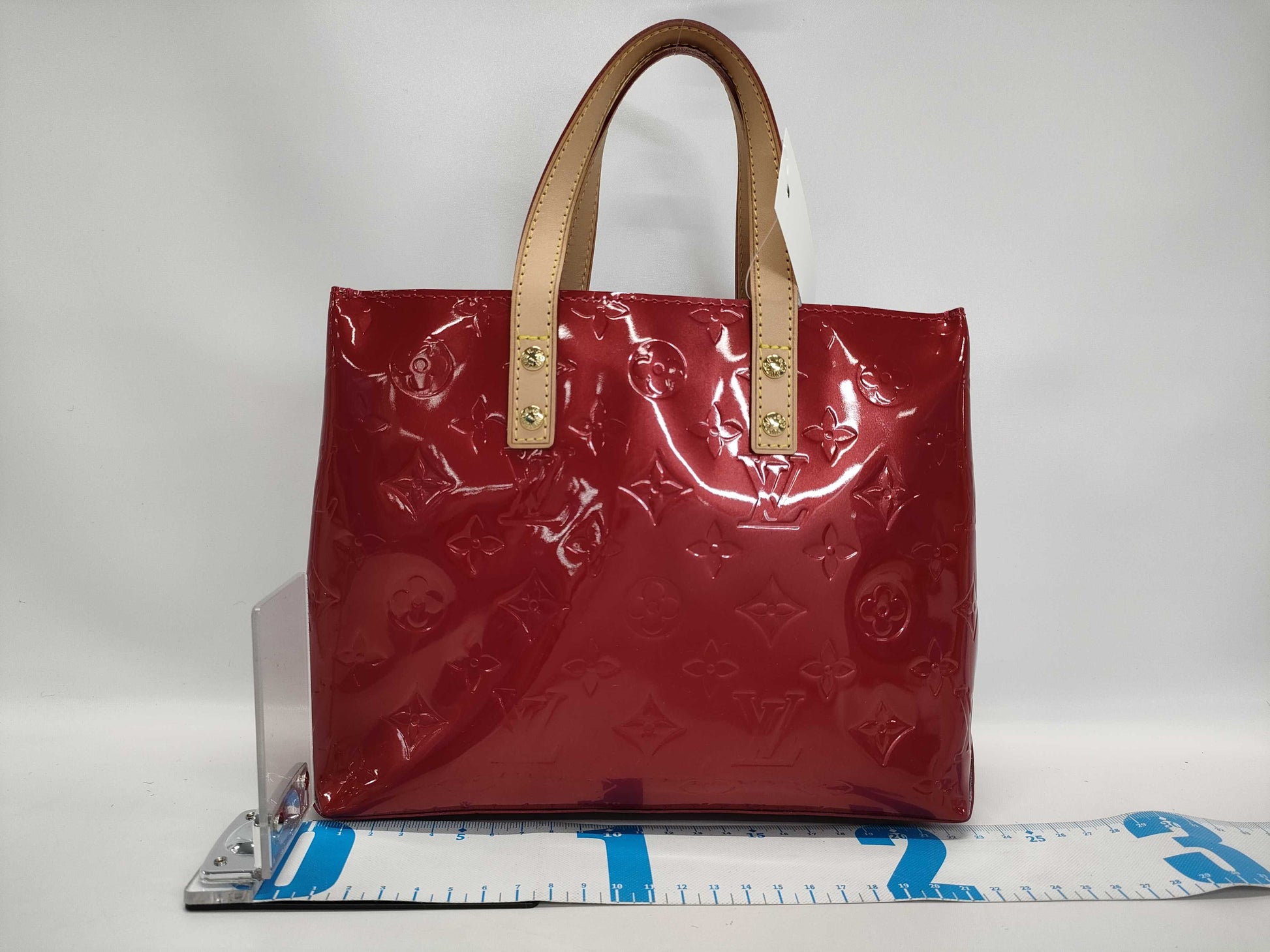LOUIS VUITTON Vernis Reed PM Handbag