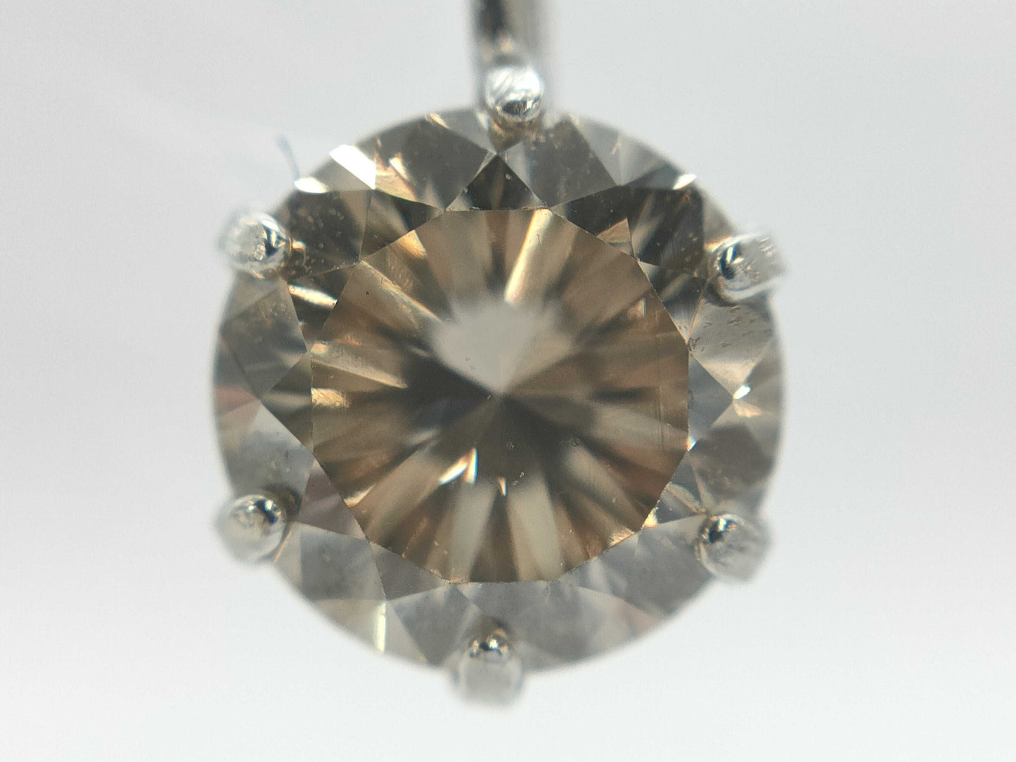 D0.35ct Pt900/850 1.8g Necklace 