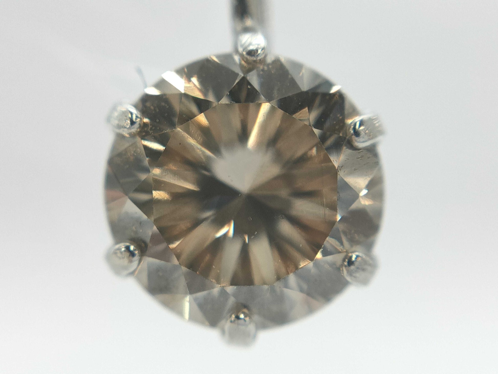 D0.35ct Pt900/850 1.8g Necklace 
