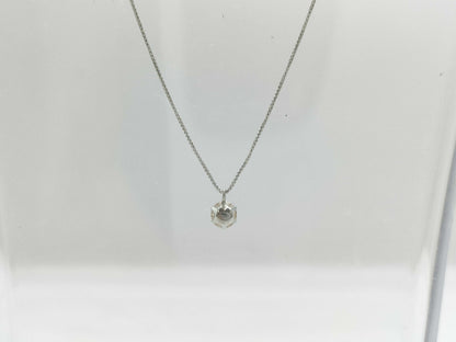 D0.35ct Pt900/850 1.8g Necklace 