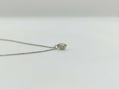 D0.35ct Pt900/850 1.8g Necklace 