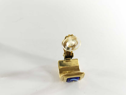 HERMES enamel cloisonné earrings