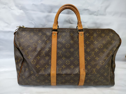 LOUIS VUITTON Monogram M41428 Keepall 45 Boston Bag