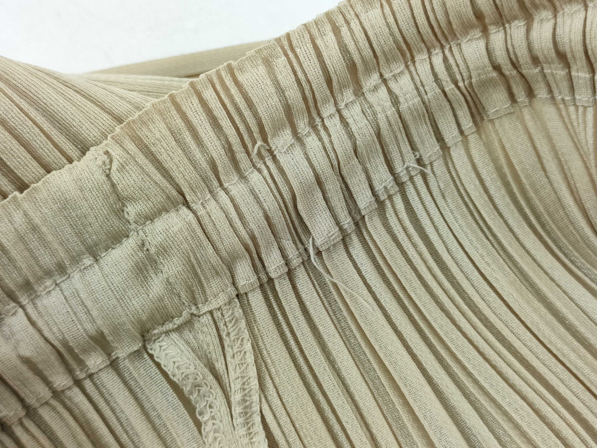 ISSEY MIYAKE Pants Pleats Please Beige Pants
