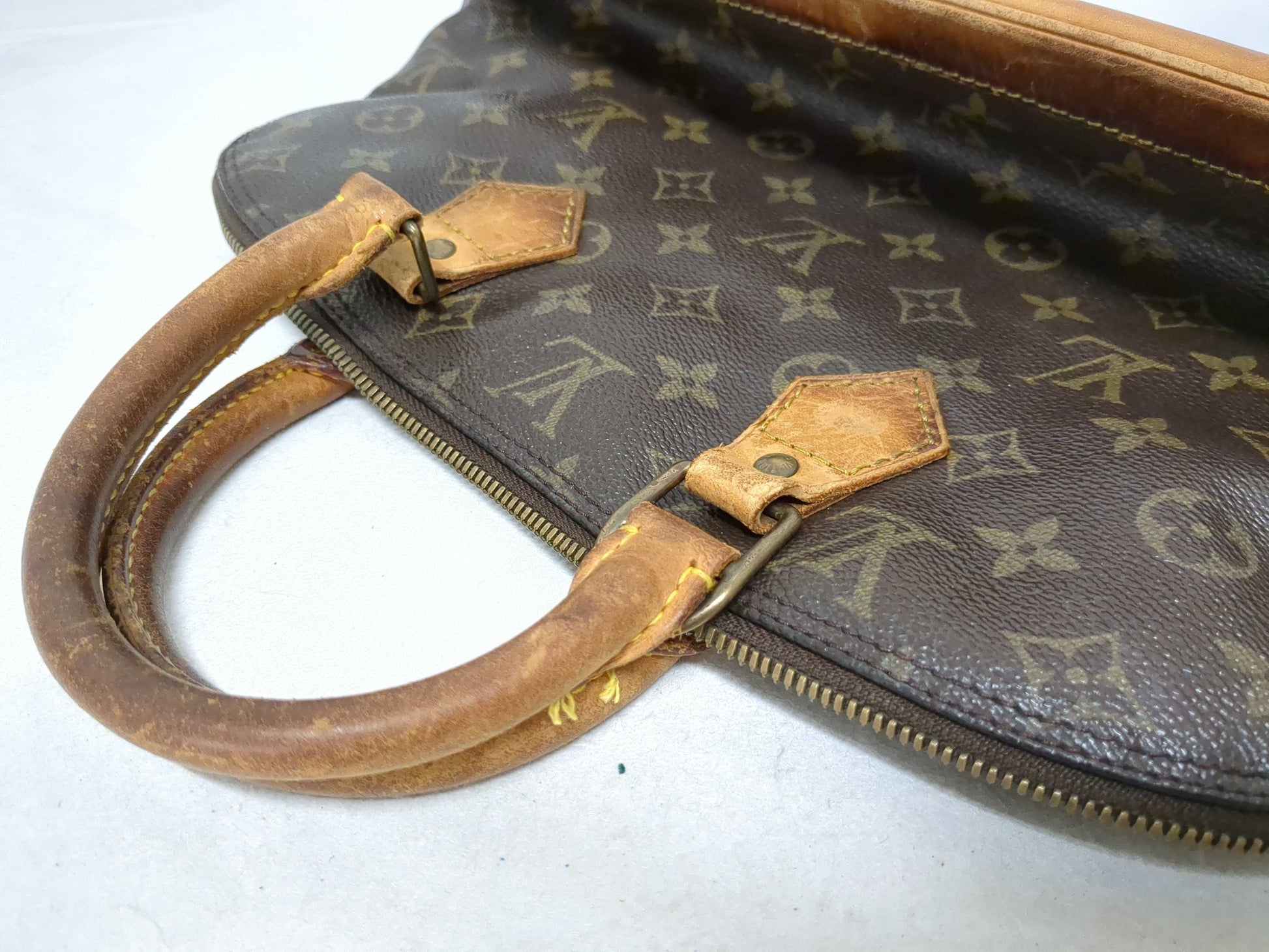 (10463_0003) LOUIS VUITTON Monogram Louis Vuitton Burberry Bag 2 Pieces Tote Bag