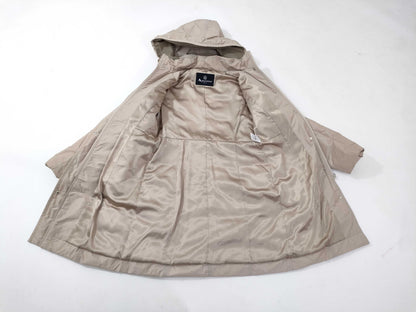 Aquascutum / Hooded Down Coat / Beige Coat