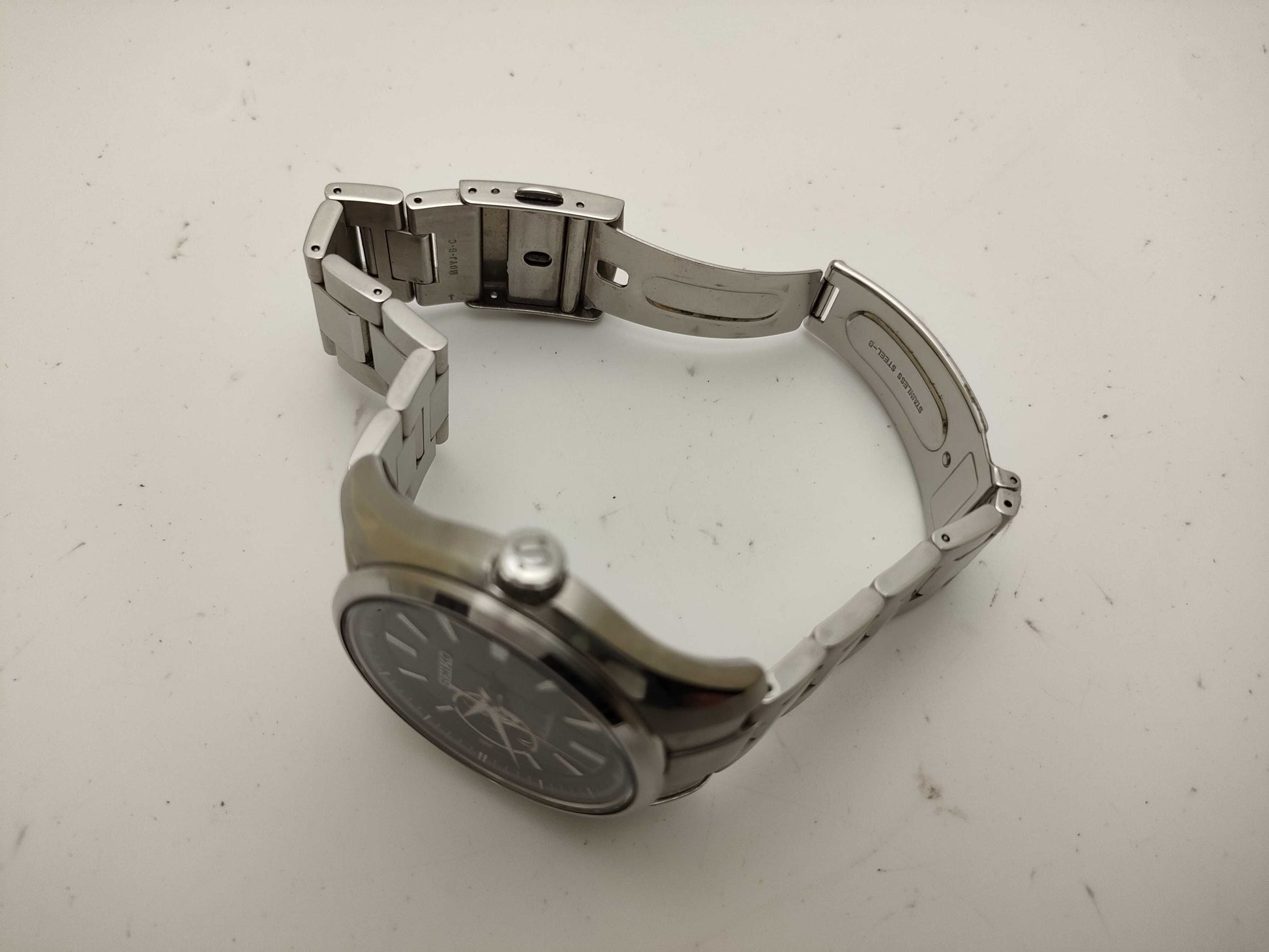 SEIKO 4R38 00S0 Black Dial Men's Watch