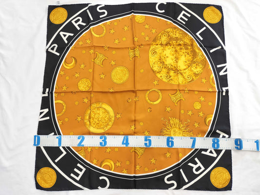 CELINE Star Sun Triomphe Logo Scarf