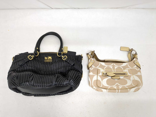 (10463_0071) COACH 2 Pieces 13326 One Shoulder/15942 Gathered Handbag