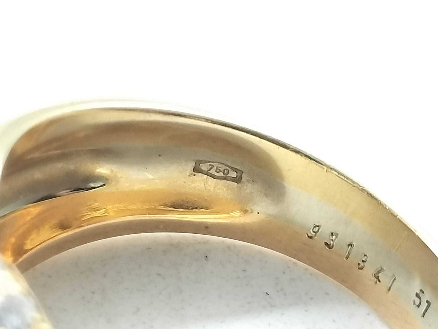 Cartier Revia #51 Diamond 750 5.6g Ring 