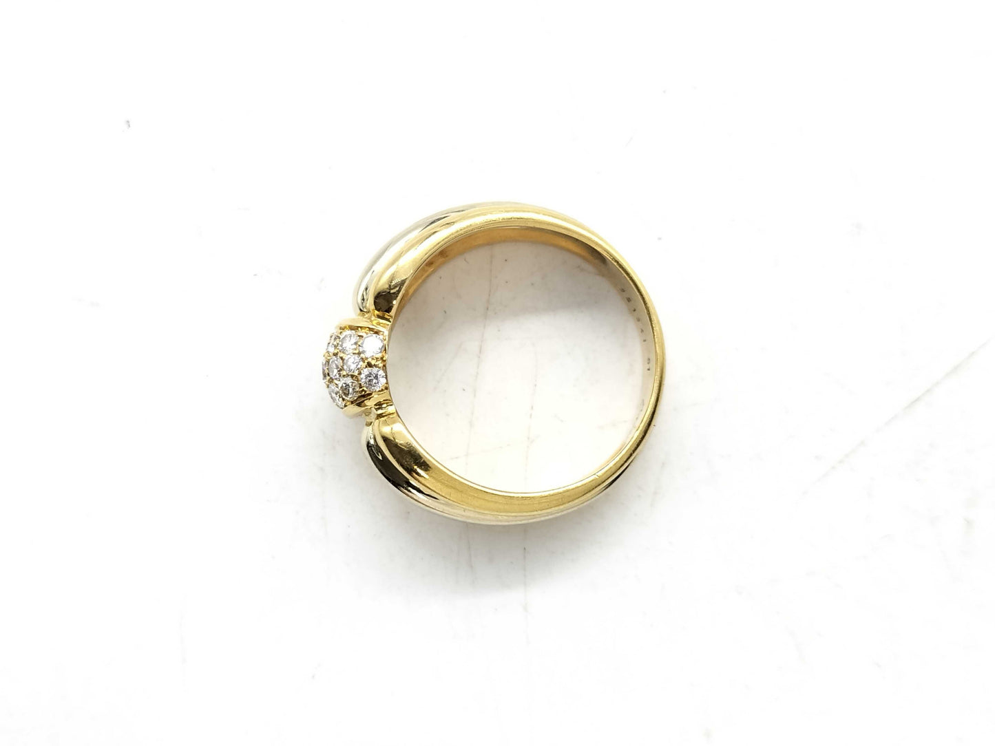 Cartier Revia #51 Diamond 750 5.6g Ring 