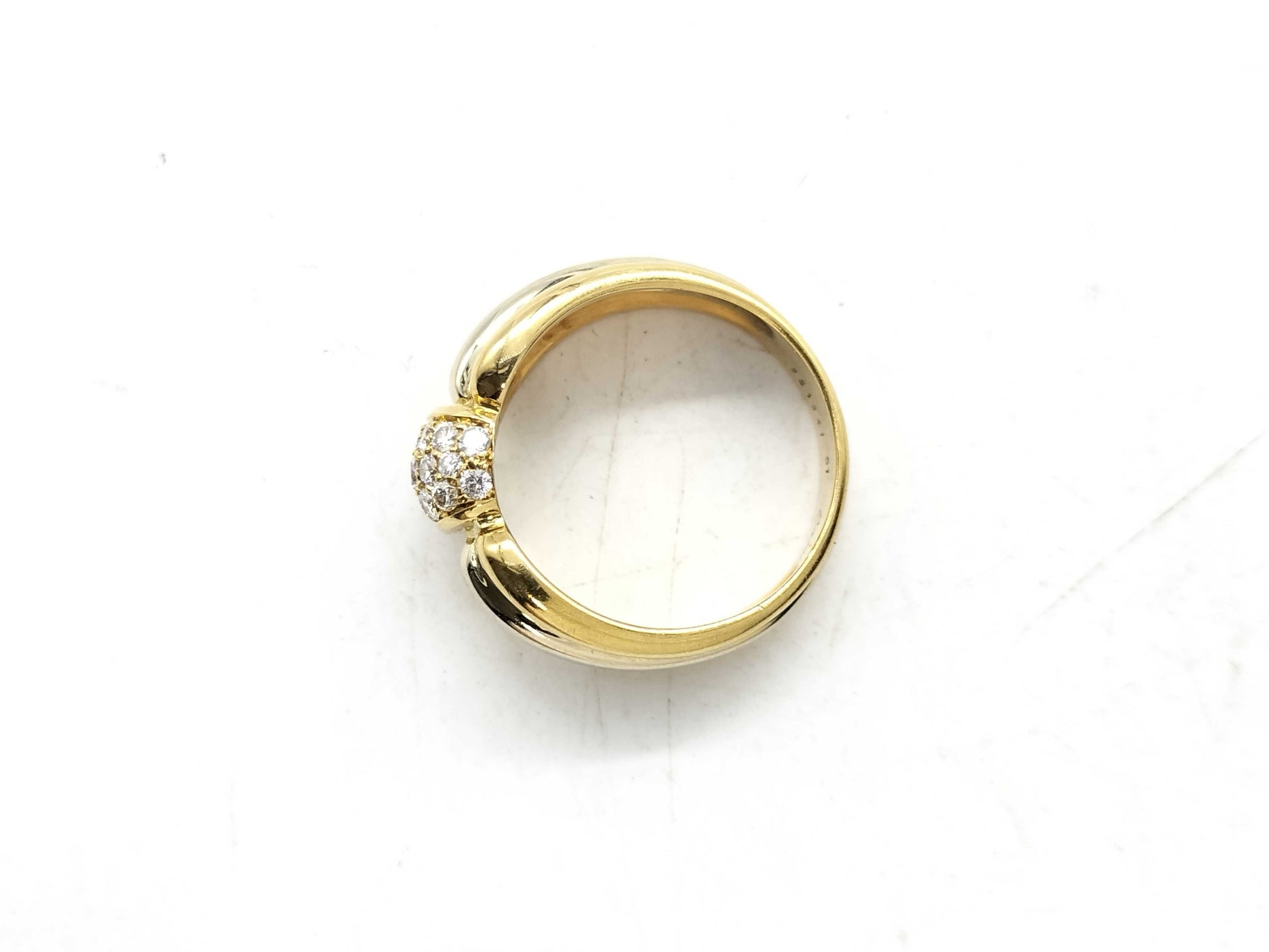 Cartier Revia #51 Diamond 750 5.6g Ring 