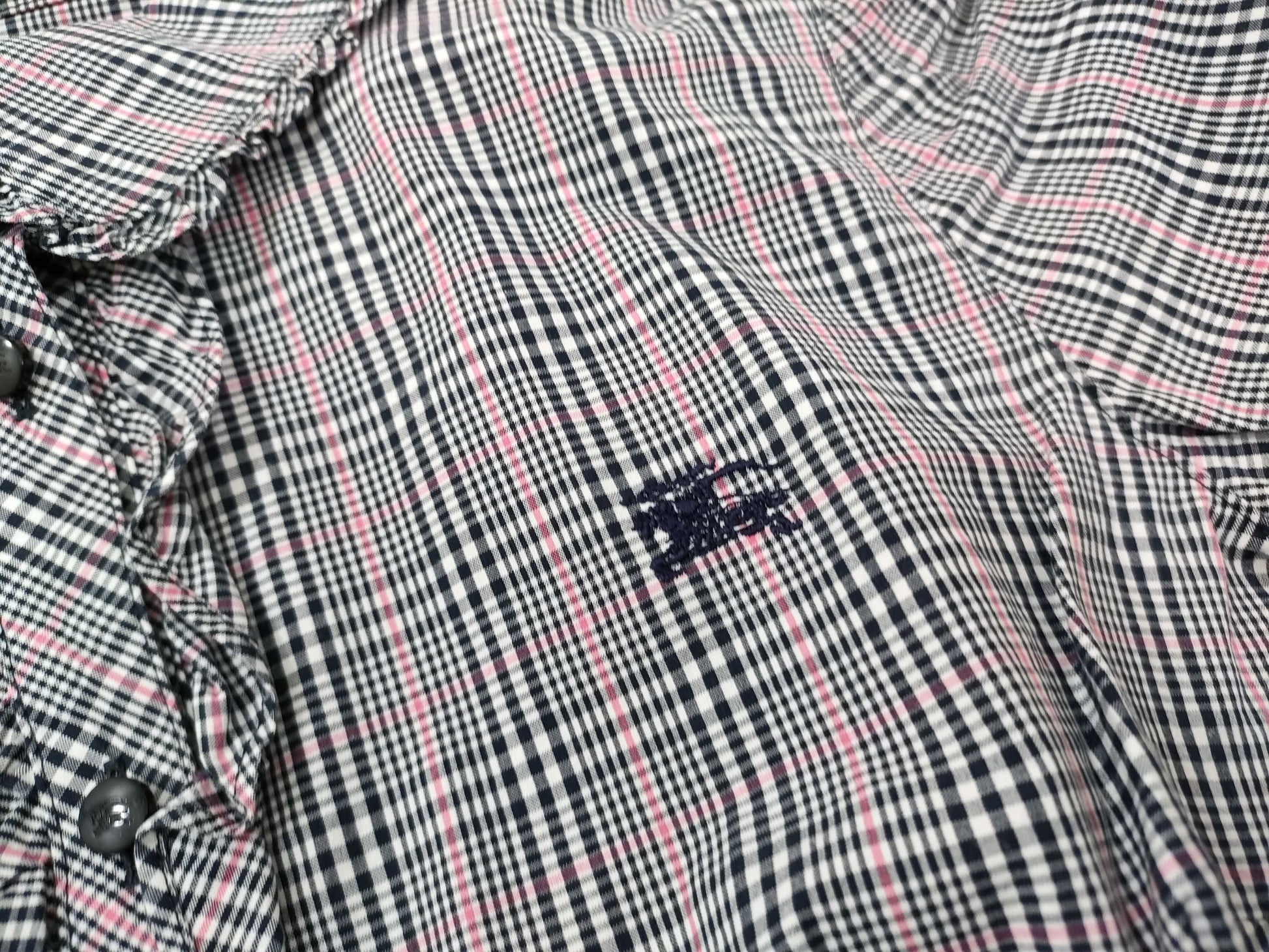 BURBERRY Blue Label Check Frill Shirt