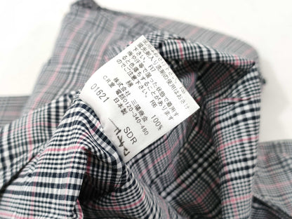BURBERRY Blue Label Check Frill Shirt