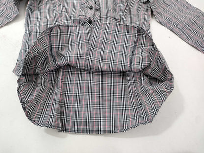 BURBERRY Blue Label Check Frill Shirt