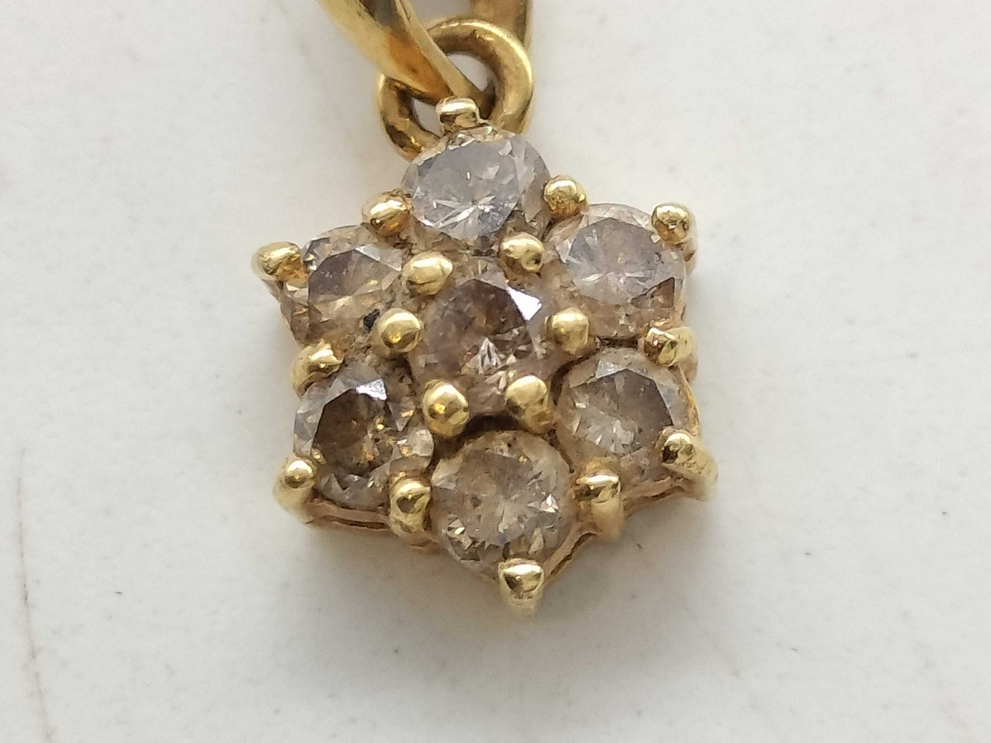 D0.50ct K18 1.0g Pendant Top 