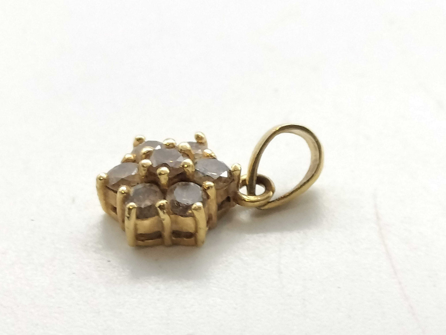 D0.50ct K18 1.0g Pendant Top 