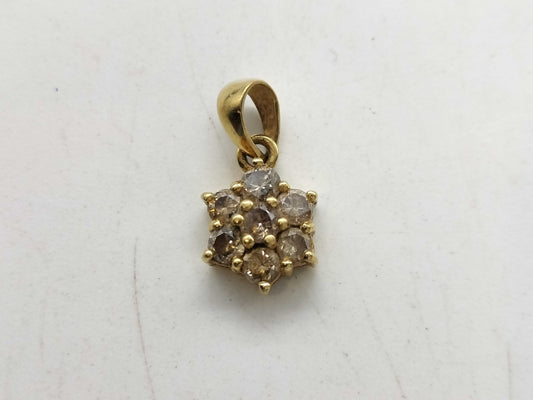 D0.50ct K18 1.0g Pendant Top 