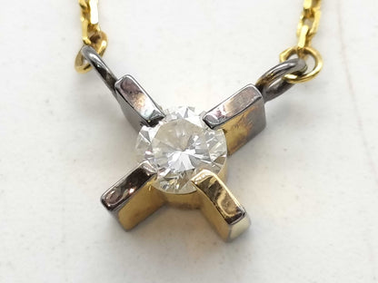 D0.26ct K18 3.2g Necklace 