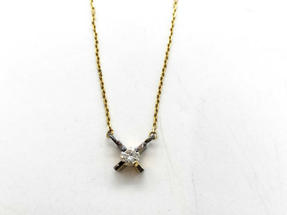 D0.26ct K18 3.2g Necklace 