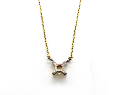 D0.26ct K18 3.2g Necklace 