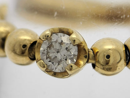 D0.10ct K18/METAL 1.6g Ring 