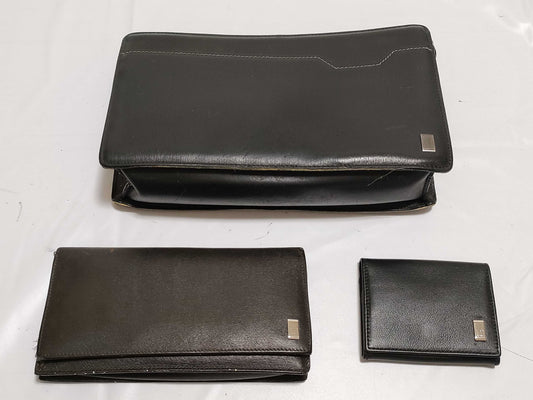 Dunhill Second Bag/Wallet/Card Case x 3