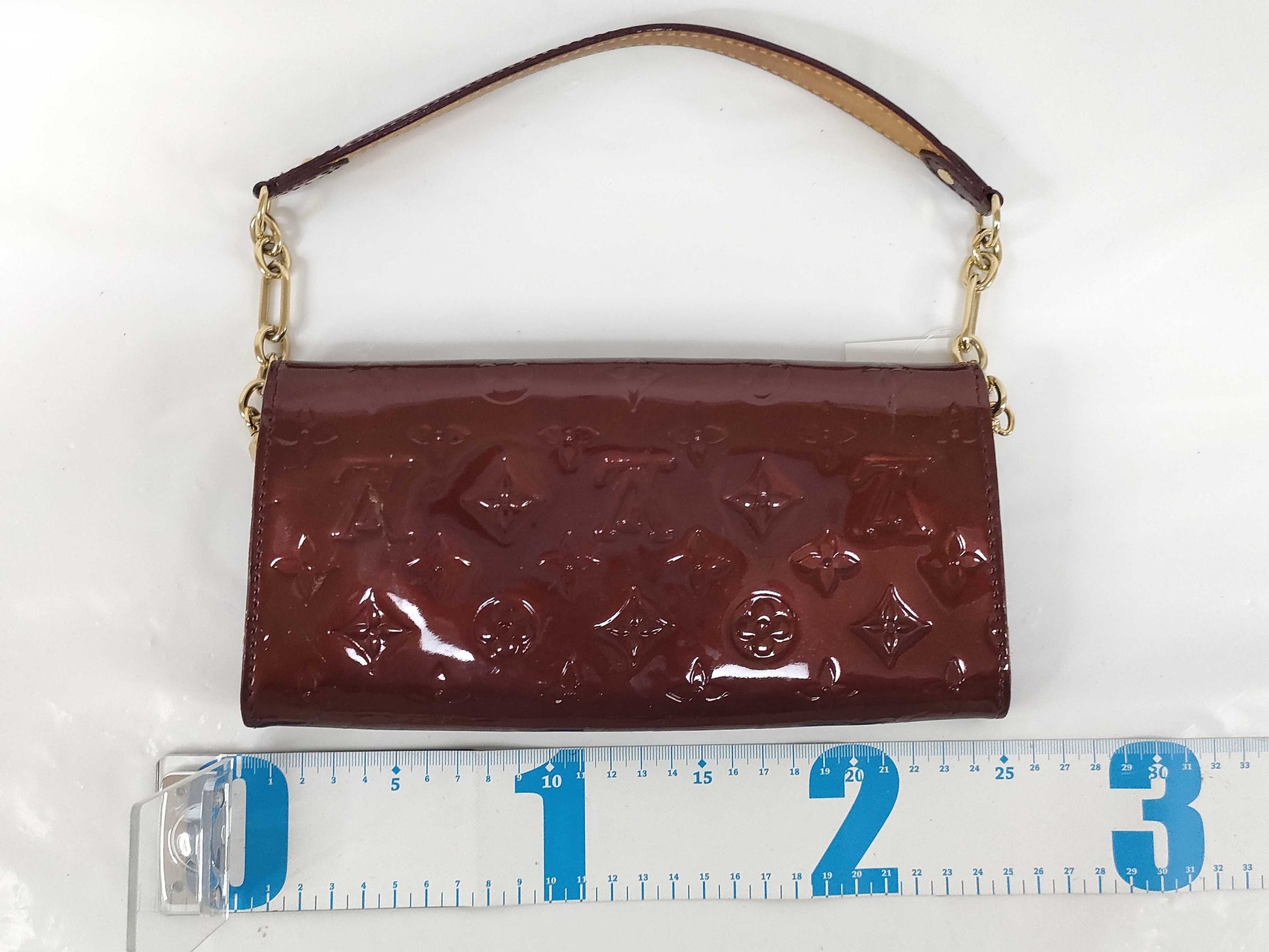 LOUIS VUITTON Vernis Sunset Boulevard M91679 Shoulder Bag