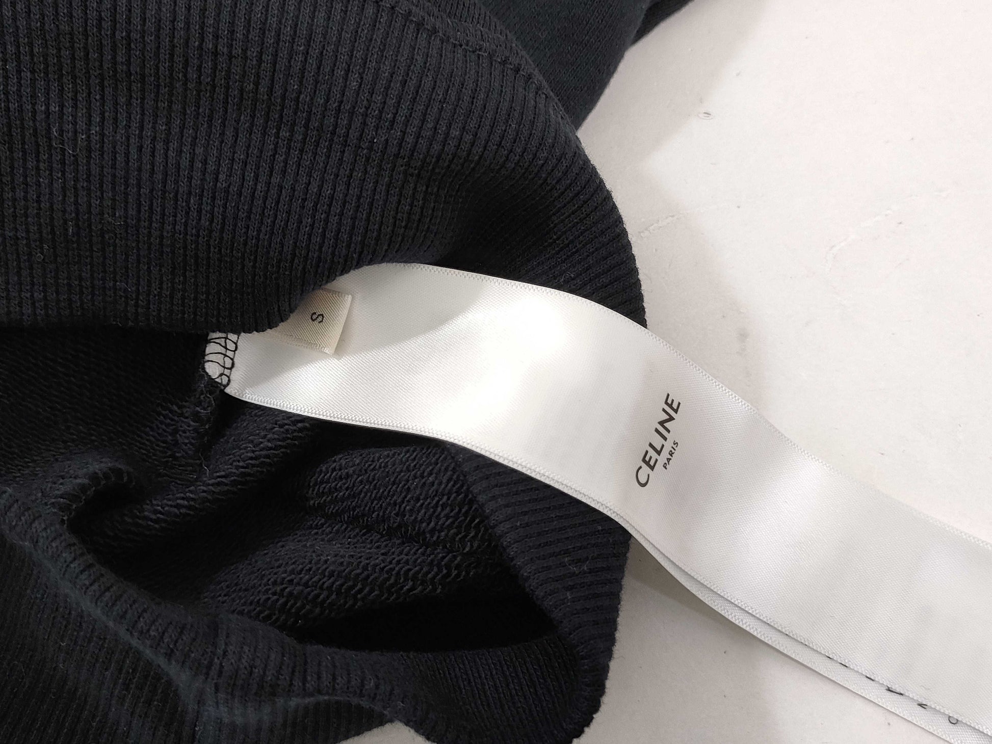 CELINE Hoodie Hedi Slimane Logo Checker Other Apparel