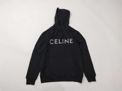 CELINE Hoodie Hedi Slimane Logo Checker Other Apparel