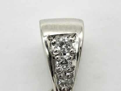 R 0.33ct D 0.8ct/0.02ct K18/Pt900 1.9g Pendant Top 