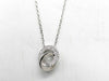Cartier Love Circle Diamond WG Au750 5.6g Necklace 