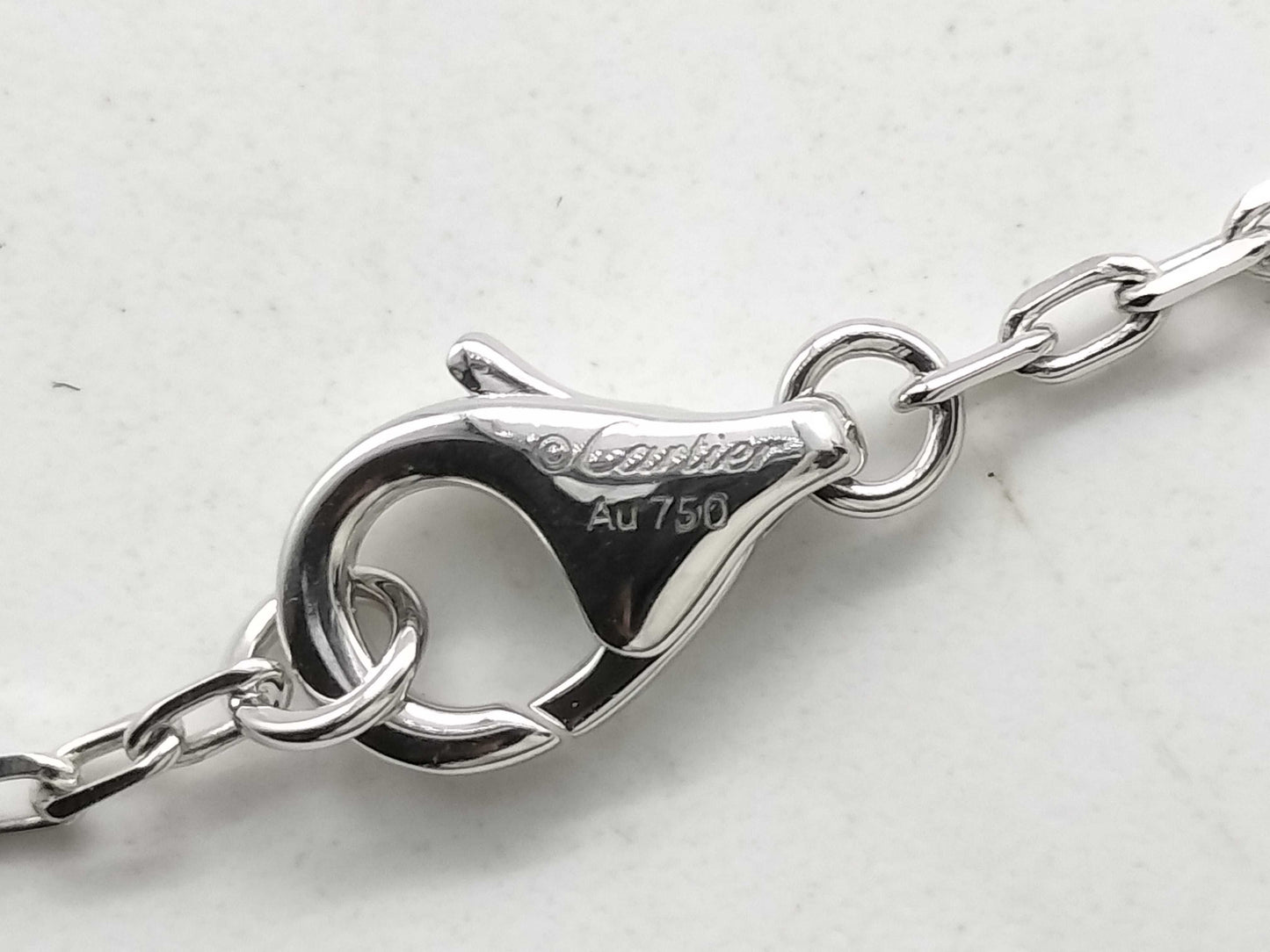 Cartier Love Circle Diamond WG Au750 5.6g Necklace 