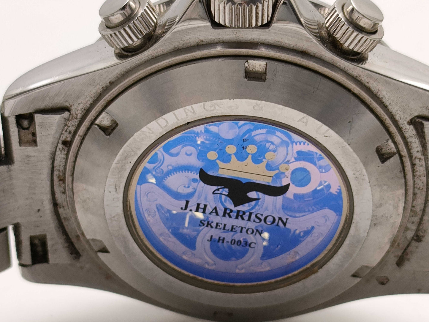 John Harrison J-H-003C Working Silver Men's Watch