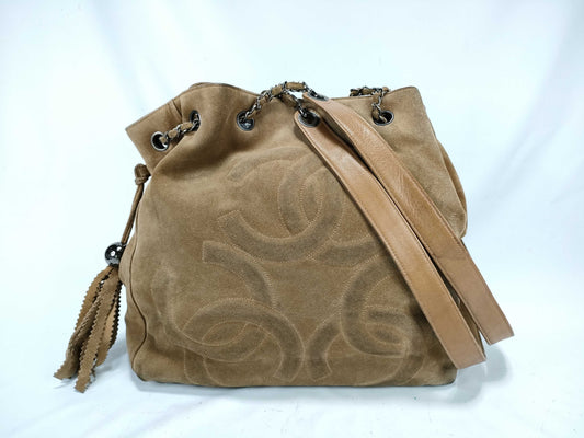 CHANEL Leather Brown Bag*1 Shoulder Bag