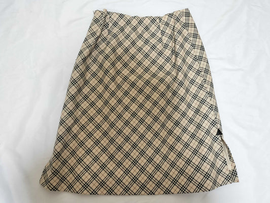 BURBERRY Checkered Skirt Skirt Skirt