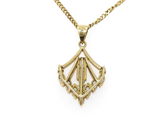 D0.86ct K18 7.1g Necklace 