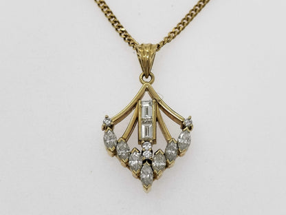 D0.86ct K18 7.1g Necklace 