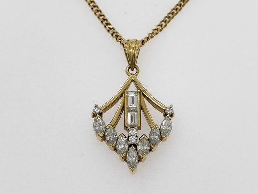 D0.86ct K18 7.1g Necklace 