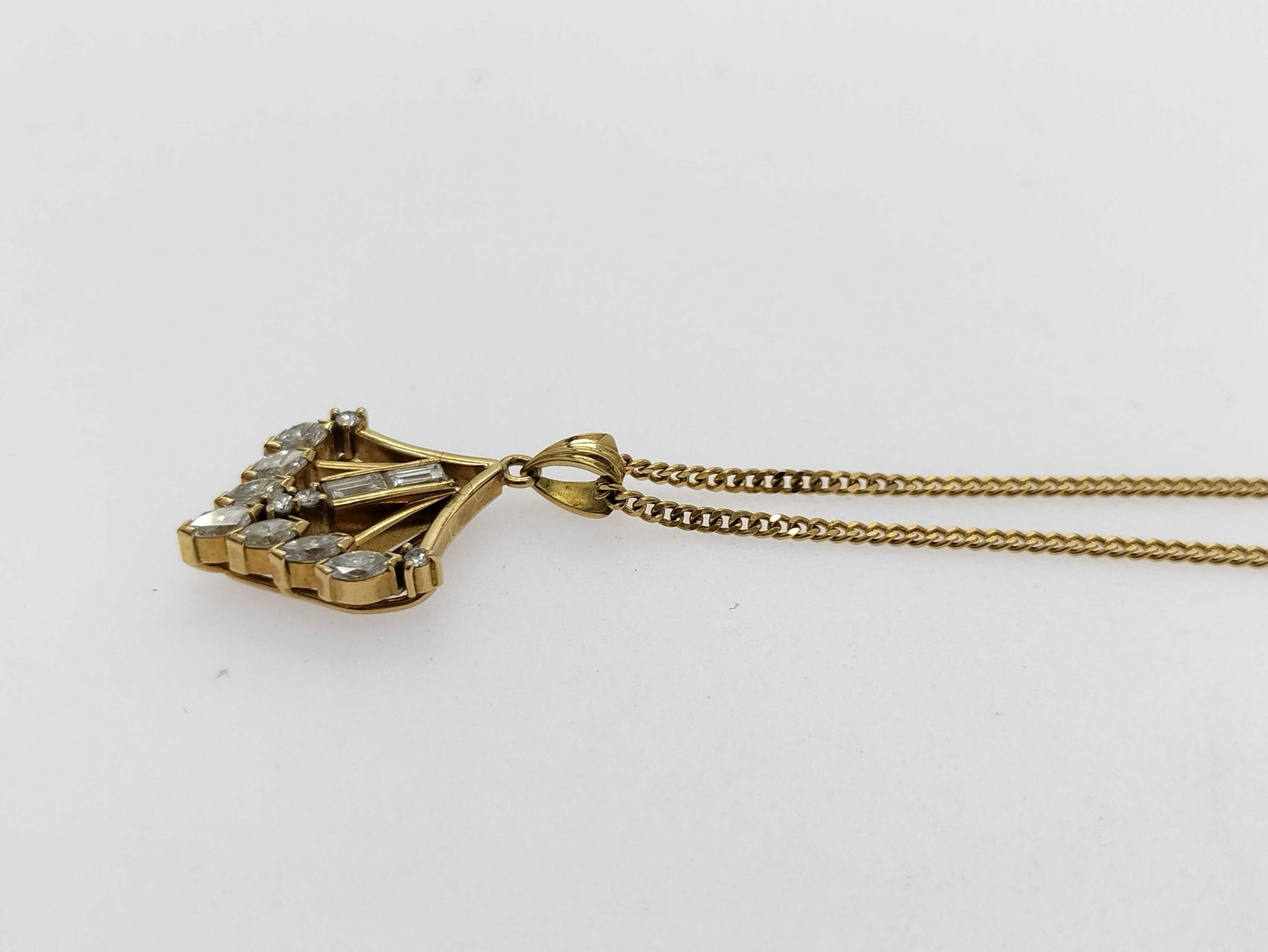 D0.86ct K18 7.1g Necklace 