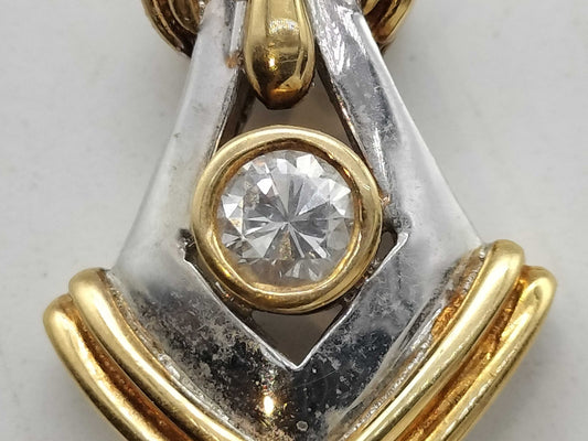 D0.21ct 750 5.5g Necklace 