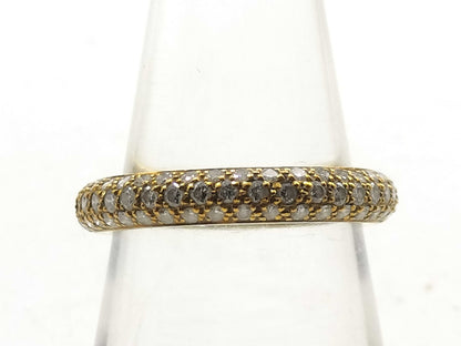 Cartier Mr. Mister #54 Diamond YG 750 3.3g Ring 